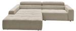 Ecksofa RENO Beige - Armlehne davorstehend links - Ecke davorstehend links