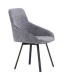 Chaise de salle à manger Rosie lot de 2 Gris