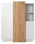 Highboard FRANCOLI Weiß - Holzwerkstoff - 45 x 133 x 110 cm