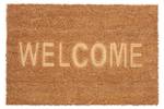 Tapis coco « Welcome » Marron - Fibres naturelles - Matière plastique - 60 x 2 x 40 cm