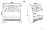 Kissen 2er Set DEWBERRY Anzahl Teile im Set: 2