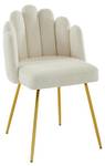 Chaise ALTINAM Lot de 2 Blanc - Textile - 57 x 85 x 55 cm