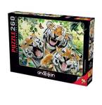 Puzzle 260 Teile Selfie Tiger