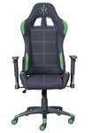 Chaise de jeu Gaming vert Noir - Vert - Textile - 69 x 125 x 50 cm