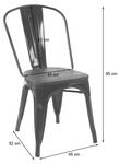 (6er Stuhl HWC-A73 Set) Holz-Sitzfl盲che
