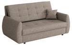 Schlafsofa Viva Art III Beige - Holz teilmassiv - 153 x 85 x 98 cm