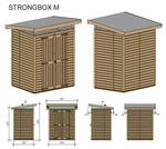 Holz Gartenhaus StrongBox M Durchscheinend