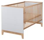 Set de chambre bébé Caro II 3 pcs Gris - Bois manufacturé