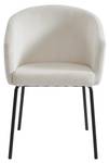 Chaise MORONI Lot de 2 Blanc - Textile - 58 x 79 x 56 cm