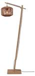 Bogenlampe TANAMI Braun - Holz - 15 x 150 x 15 cm - Durchmesser: 30 cm - Durchmesser Lampenschirm: 40 cm