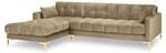 Ecksofa MAMAIA 5 Sitzplätze Beige