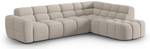 Ecksofa LISA 5 Sitzplätze Karamell