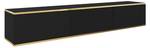 TV-Lowboard ORIS Glamour Schwarz - Gold