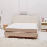 Change Box Boxspringbett SCO Beige - Holz teilmassiv - 202 x 106 x 214 cm