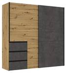 Kleiderschrank Artisan Grau - Holzwerkstoff - 201 x 201 x 61 cm