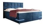 Boxspringbett Lea Blau - Breite: 160 cm - H2