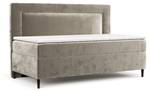 Boxspringbett Alba Beige - H2 - Tiefe: 98 cm