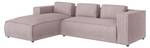 Cord Ecksofa Rouen Pink - Ecke davorstehend links