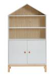 Armoire TINY  blanc  2 portes 80cm Blanc - Bois massif - 30 x 140 x 80 cm