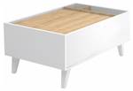 Couchttisch ISALIA Beige - Holzwerkstoff - 56 x 40 x 90 cm