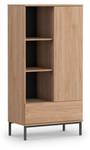 Highboard FORSETTI Beige - Braun - Walnuss Dekor