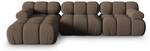 modulares Ecksofa BELLIS 4 Sitzplätze Bronze