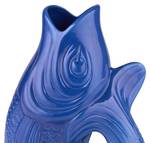 Vase/Krug Monsieur Carafon azure, groß Blau - Keramik - 19 x 32 x 12 cm