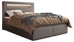 Boxspringbett ANTYD Braun - Breite: 145 cm