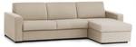 Sofa mit Halbinsel Debora Beige