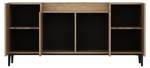 Buffet Ellaria Beige - Bois manufacturé - 42 x 75 x 160 cm