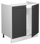 Meuble bas sous-évier Fame-Line 38016 Anthracite - Blanc