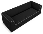 Sofa RUBY 3 Sitzplätze Schwarz