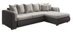 Ecksofa FIORENZO MINI Graphit - Hellgrau