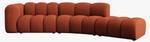 modulares Sofa LUPINE 5 Sitzplätze Braun