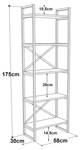 Étagère autoportante Vesanto Largeur : 58 cm