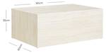 Couchtisch Lyror Beige - Holzwerkstoff - 90 x 35 x 60 cm