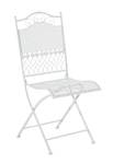 Chaises de jardin Kiran Lot de 2 Blanc