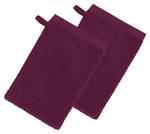 Waschhandschuh 2er-Pack 155416 Magenta