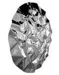 Wanddeko Metall Spiel der Elemente Silber - Metall - 80 x 80 x 7 cm