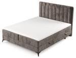 Boxspringbett Aggaz Braun - Breite: 120 cm