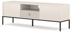 Meuble tv MAGGIORE RTV154 2D1D Beige - Noir