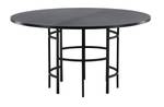 Table ronde en MDF Copenhagen 140 cm Noir - 140 x 140 cm