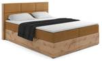 Boxspringbett LOLLY1 Gelb - Breite: 160 cm - H4