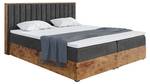 Boxspringbett Lofty 4 Schwarz - Breite: 169 cm - H4