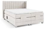 Boxspringbett Bett Elektrisch MAGNUS Beige - Breite: 217 cm