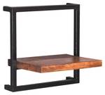 Wandregal Set Panama V 4tlg. Braun - Massivholz - Holzart/Dekor - 60 x 75 x 25 cm