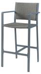 Lot de 2 tabourets de bar Avise Gris - Métal - 56 x 113 x 56 cm