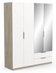 Kleiderschrank Ghost Braun - Holzwerkstoff - 52 x 203 x 158 cm