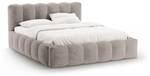 Bett mit Box und Kopfteil LUPINE Beige