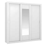 Armoire ROXANE Blanc - Bois manufacturé - 52 x 219 x 220 cm